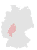 Geografische Kartenposition Hessen