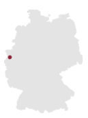 Geografische Kartenposition Krefeld