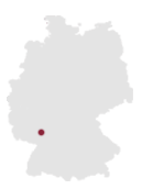 Geografische Kartenposition Ludwigshafen am Rhein