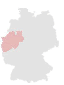 Geografische Kartenposition Nordrhein-Westfalen