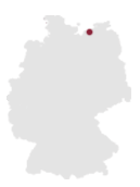 Geografische Kartenposition Rostock