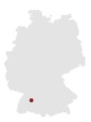 Geografische Kartenposition Tübingen