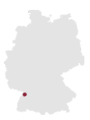 Geografische Kartenposition Baden-Baden