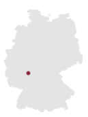 Geografische Kartenposition Frankfurt/Main