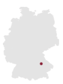 Geografische Kartenposition Regensburg