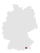 Geografische Kartenposition Rosenheim
