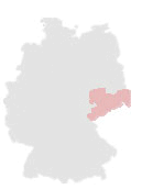 Geografische Kartenposition Sachsen