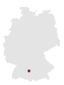 Geografische Kartenposition Ulm