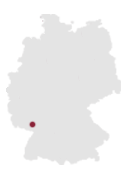Geografische Kartenposition Landau in der Pfalz