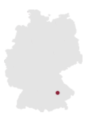 Geografische Kartenposition Landshut