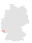 Geografische Kartenposition Saarland