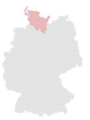 Geografische Kartenposition Schleswig-Holstein